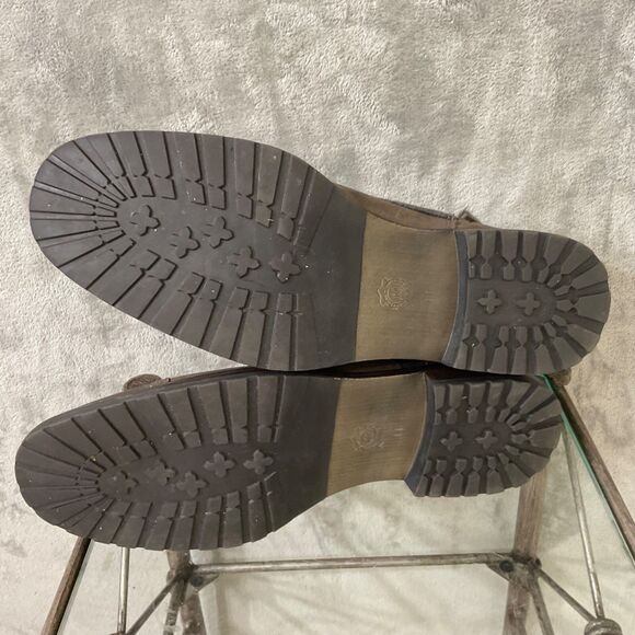 Aston Grey Recon Leather combat Boots Men size 11 Brown lace up / side zip - Picture 8 of 12